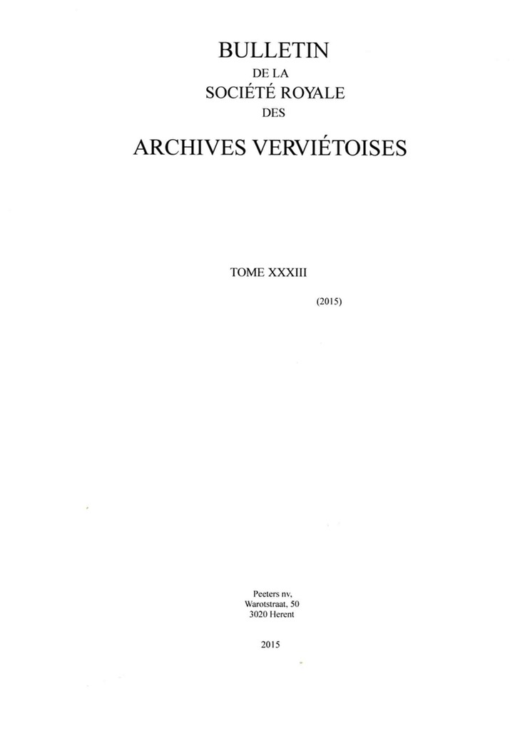 Bulletin XXXIII