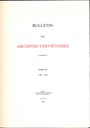 Bulletin XV